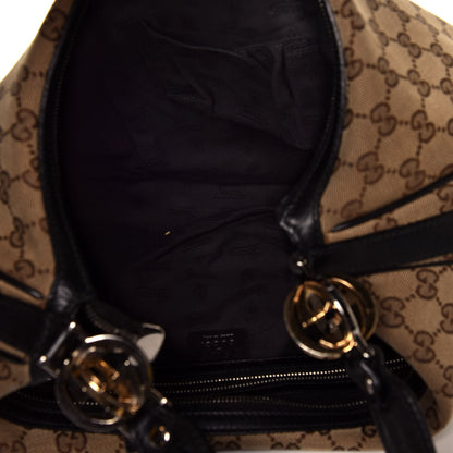 Gucci Monogram Large GG Twins Hobo Dark Brown 4 of 4