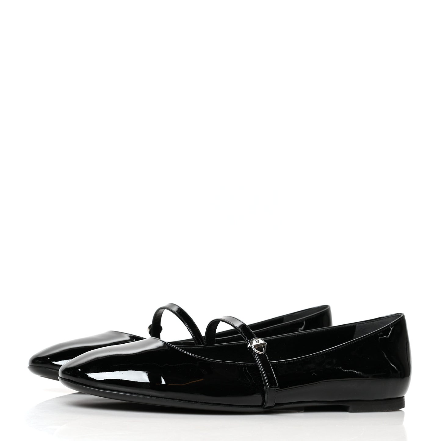 Patent Uniformes Ballet Flats 41 Black