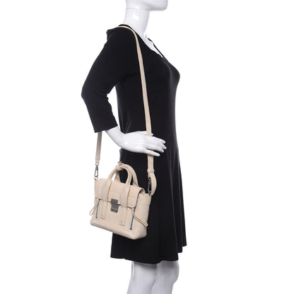 3.1 Phillip Lim Textured Calfskin Mini Pashli Satchel Milk 2 of 15