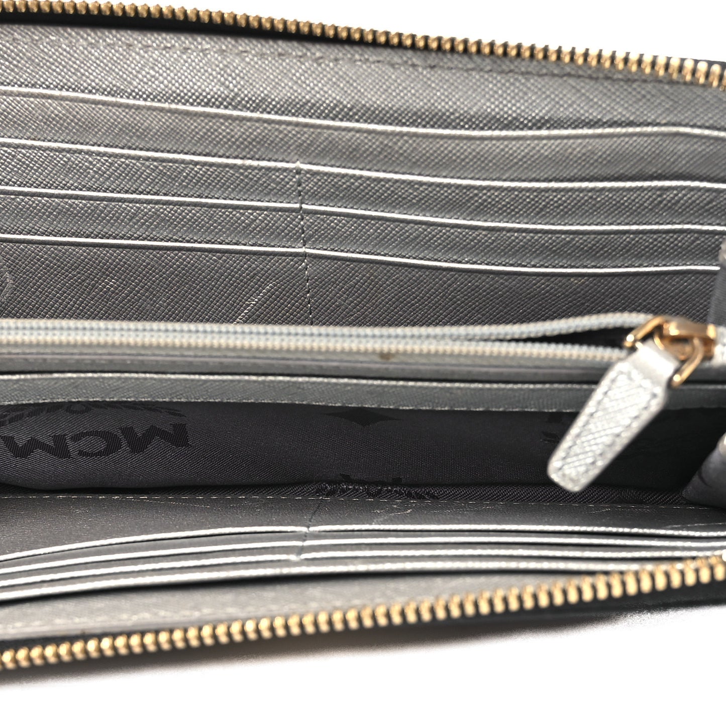 Visetos Large Zip Around Wallet Black