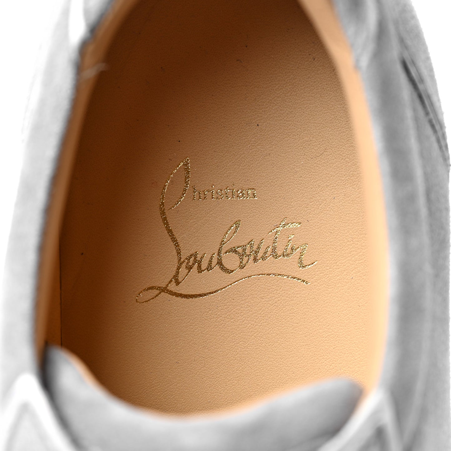 Veau Velours Calfskin Spikes Womens Vieira Flat Sneakers 40 Silver