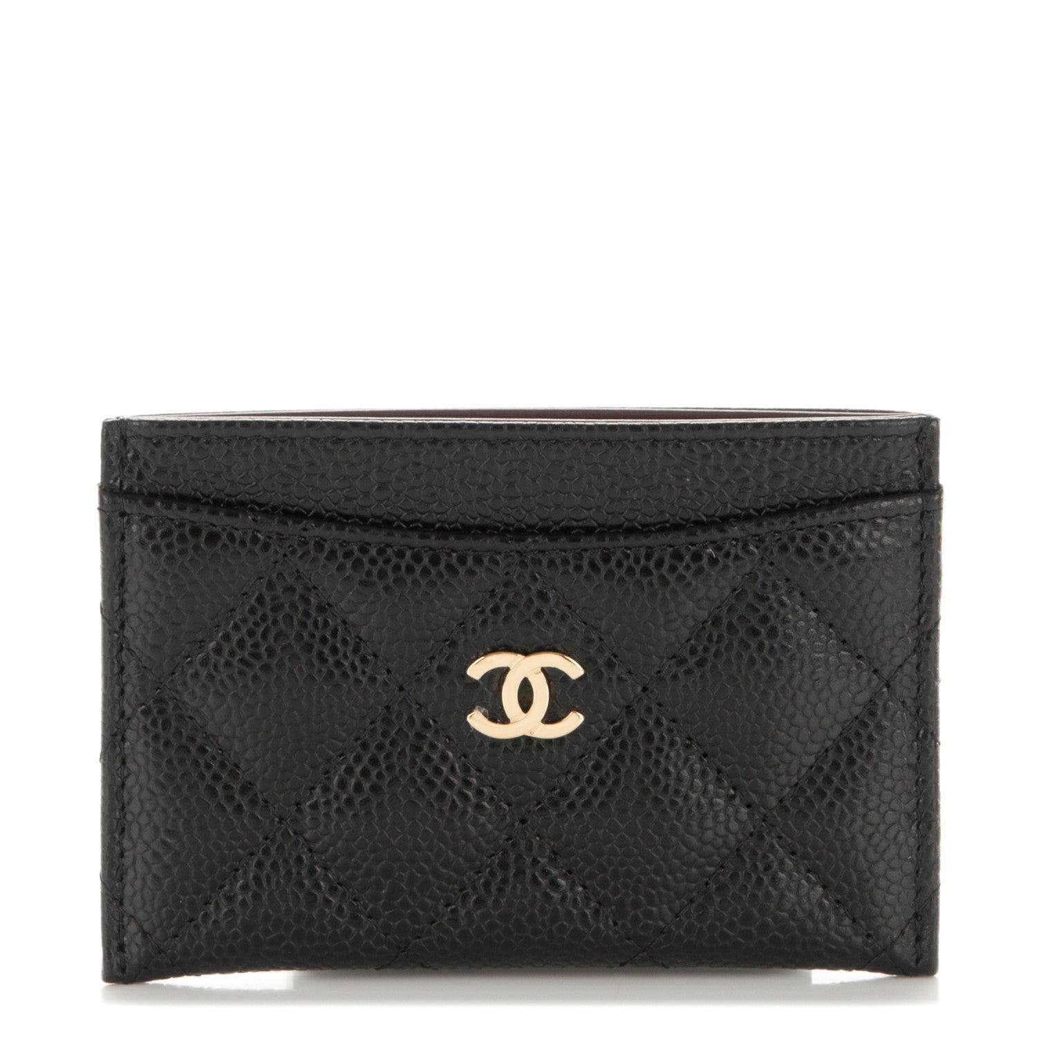 Chanel Caviar Quilted Card Holder Black 1 of 8