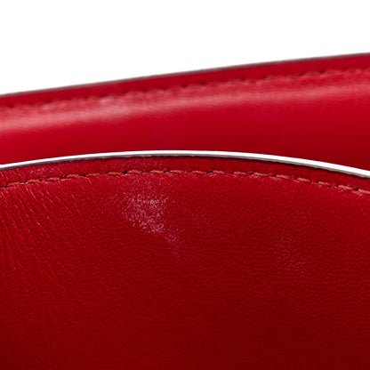 Celine Box Calfskin Small Classic Box Flap Bag Red 11 of 14