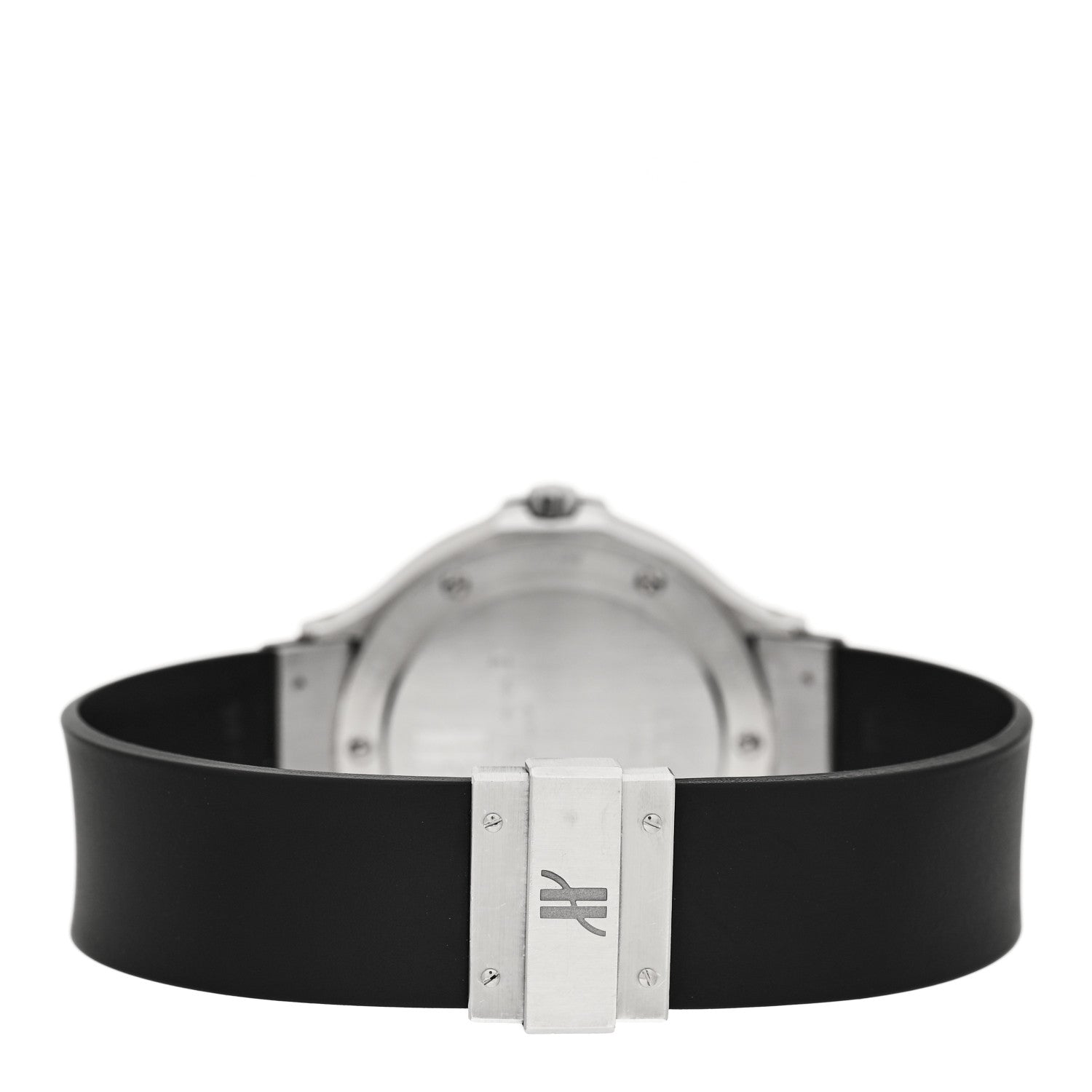 Hublot Stainless Steel Rubber Diamond Bezel 32mm Classic MDM Quartz Watch Black 1401.5.054 3 of 5