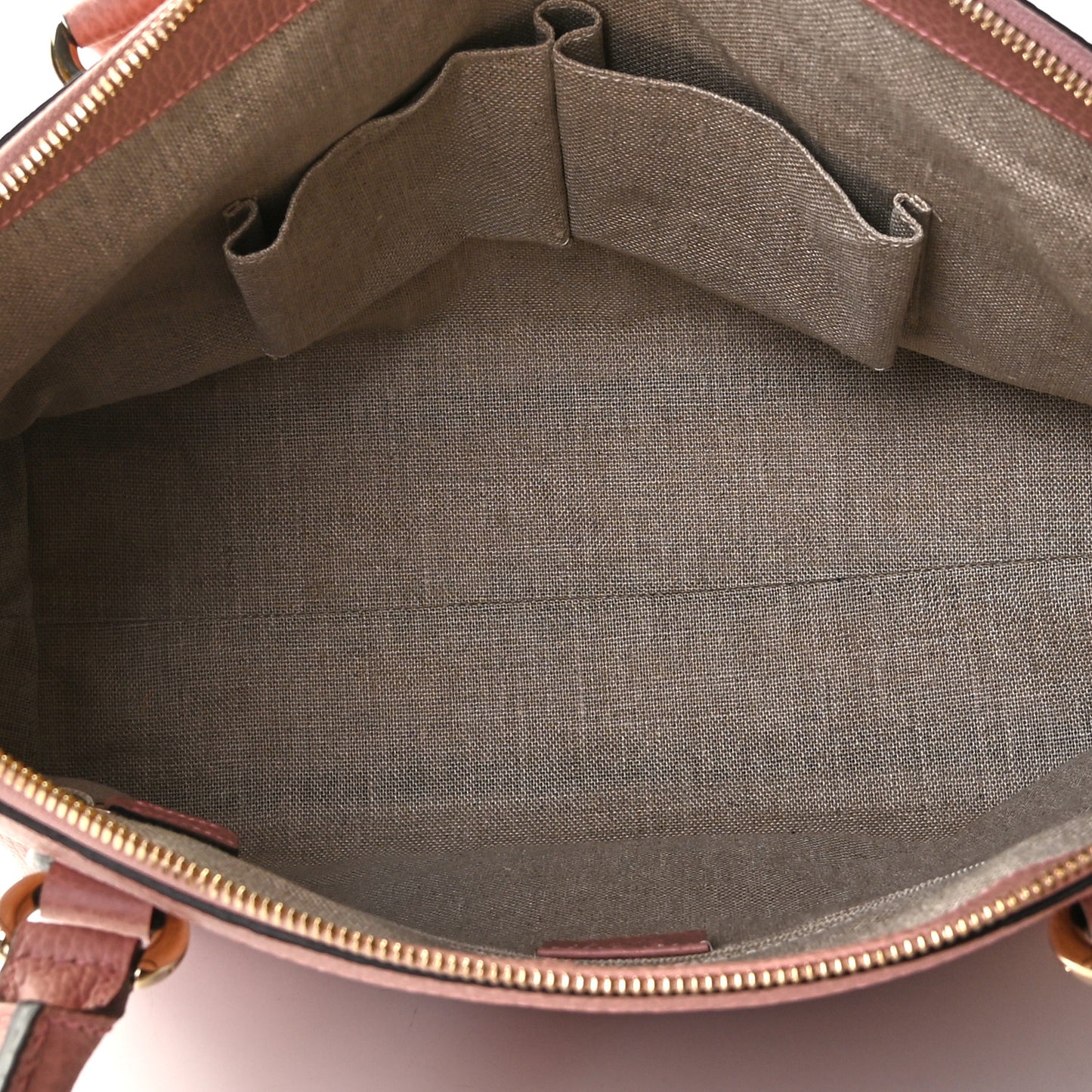 Dollar Calfskin GG Charm Dome Satchel Soft Pink