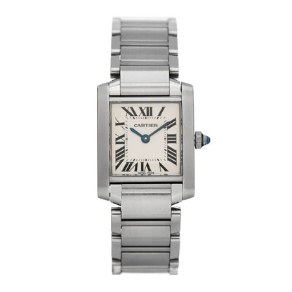 Cartier Stainless Steel 20mm Tank Francaise Quartz Watch 1 of 4