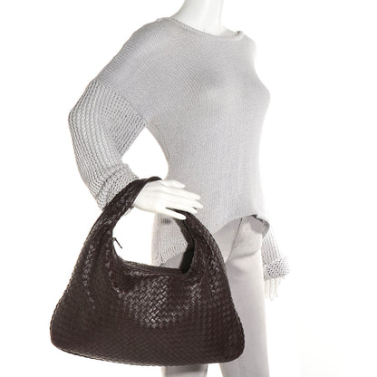 Bottega Veneta Nappa Intrecciato Large Veneta Hobo Ebano 2 of 8