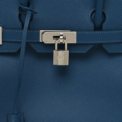 Hermes Epsom Birkin 30 Deep Blue 8 of 13
