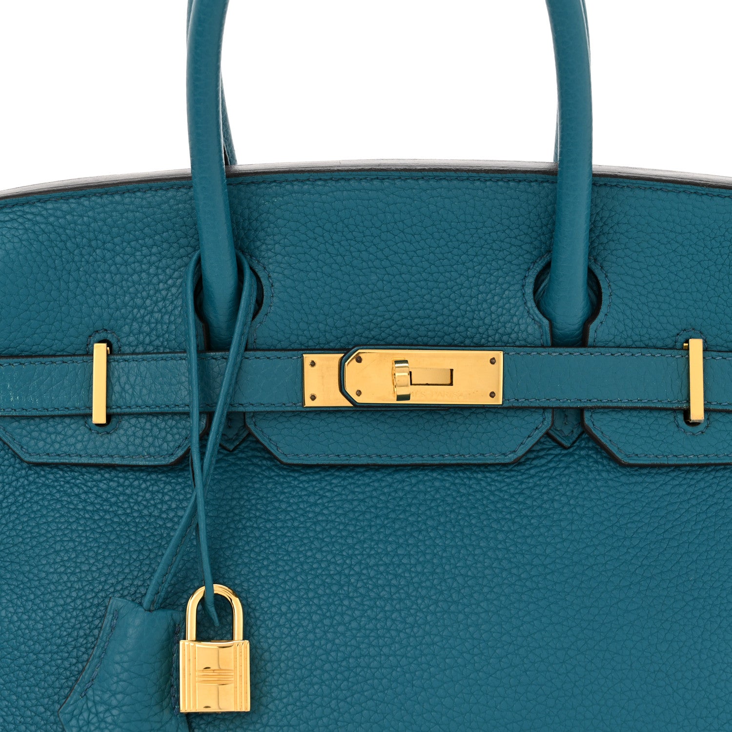 Hermes Taurillon Clemence Birkin 30 Bleu Izmir 8 of 12