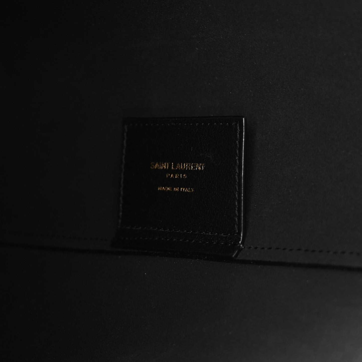 Calfskin Large Shopping Tote Black