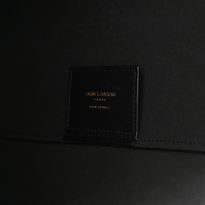 Saint Laurent Calfskin Large Shopping Tote Black 7 of 12