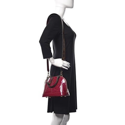Louis Vuitton Patent Monogram Alma BB Magenta 2 of 8