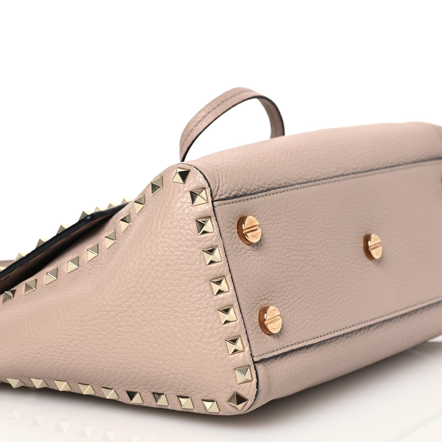 Pebbled Calfskin Messenger Bag Poudre