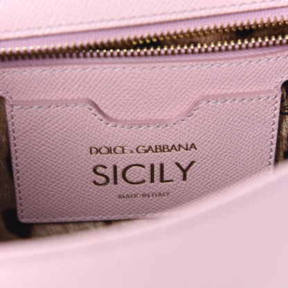 Dolce & Gabbana Dauphine Medium Miss Sicily Satchel Pink 9 of 10