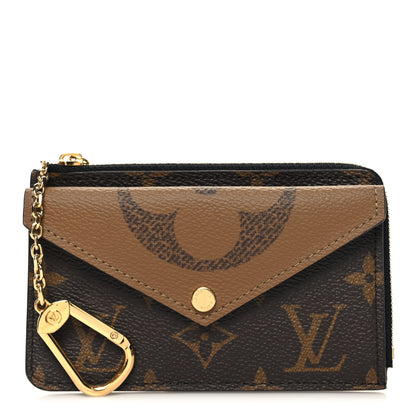 Louis Vuitton Reverse Monogram Recto Verso Card Holder Brown 1 of 8