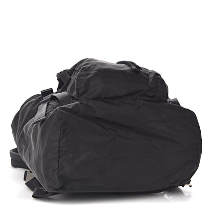 Prada Tessuto Nylon Montagna Double Buckle Backpack Black 4 of 9