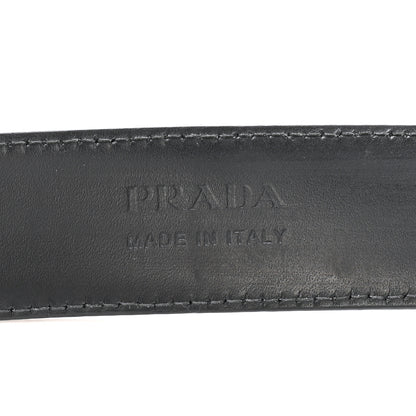 Prada Saffiano Triangle Belt 100 40 Black 5 of 8
