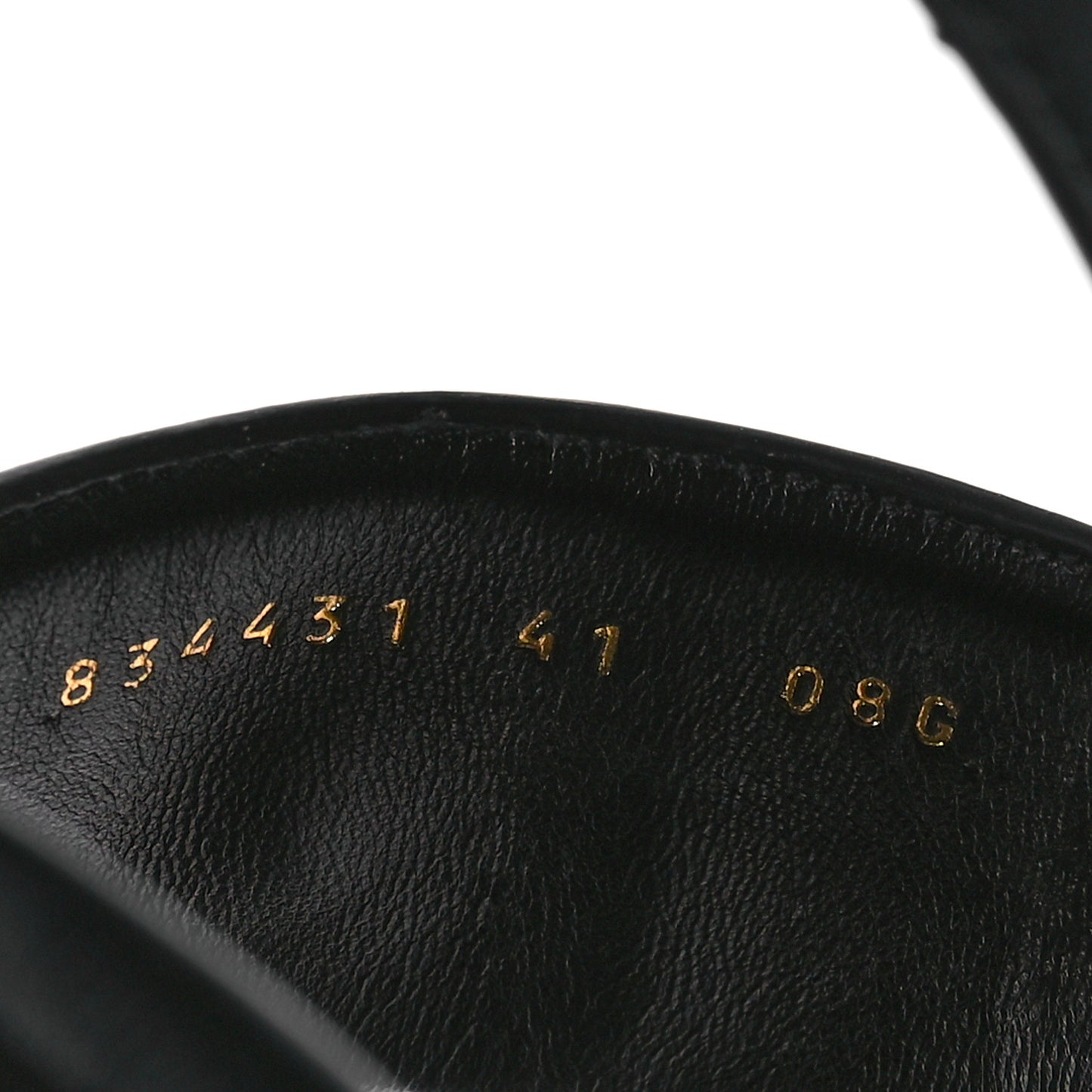 Calfskin Canvas Horsebit Thong Sandals 41 Black