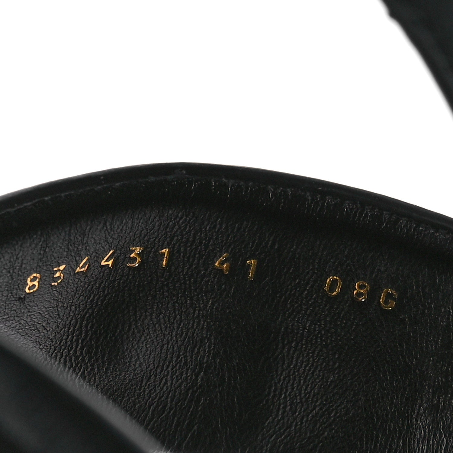 Gucci Calfskin Canvas Horsebit Thong Sandals 41 Black 8 of 9