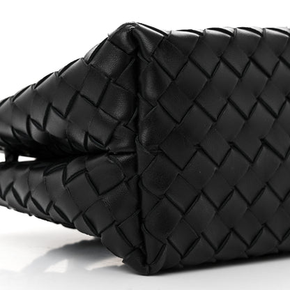 Bottega Veneta Nappa Intrecciato Small East West Andiamo Shoulder Bag Black 9 of 12