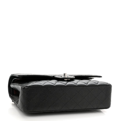 Chanel Caviar Quilted Medium Double Flap Black 3 of 9