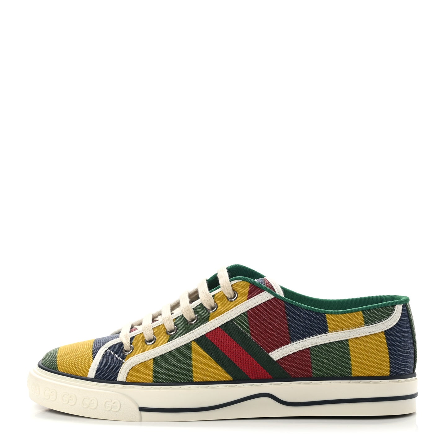 Canvas Web Marley Stripe Mens 1977 Tennis Sneakers 9 Multicolor Mystic White