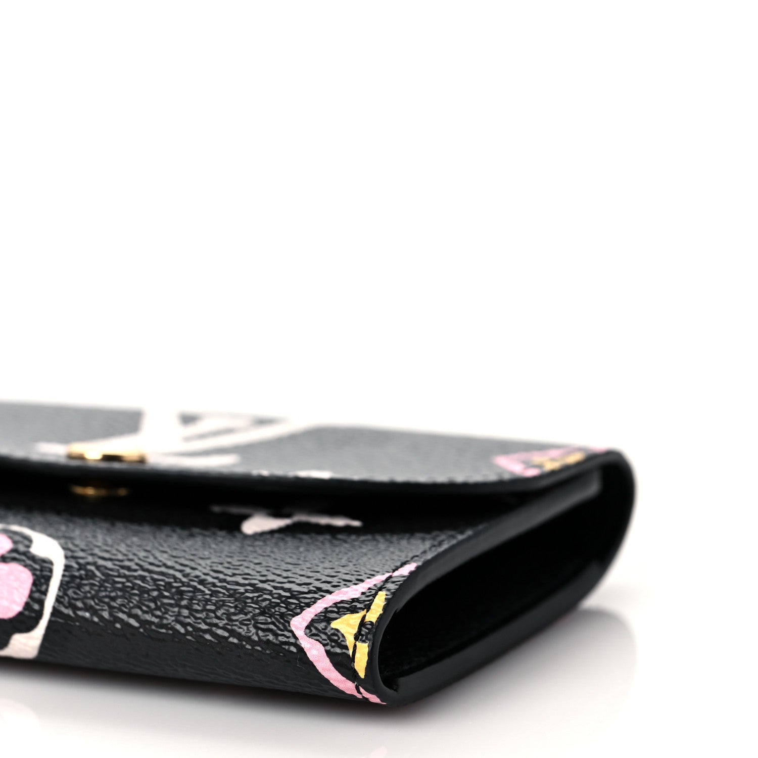 Louis Vuitton Monogram Giant Wild At Heart Rosalie Coin Purse Black 6 of 9
