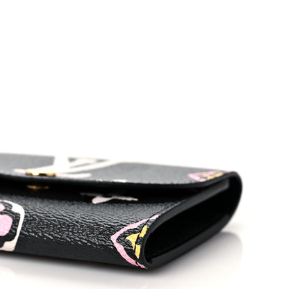 Louis Vuitton Monogram Giant Wild At Heart Rosalie Coin Purse Black 6 of 9