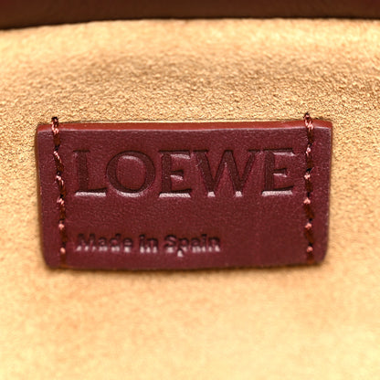Loewe Calfskin Mini Flamenco Knot Clutch Dark Burgundy 6 of 15