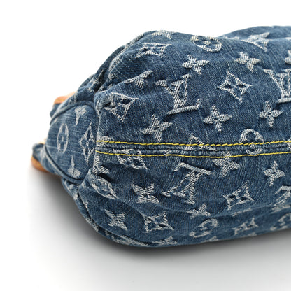 Louis Vuitton Monogram Denim Pleaty Blue 8 of 10