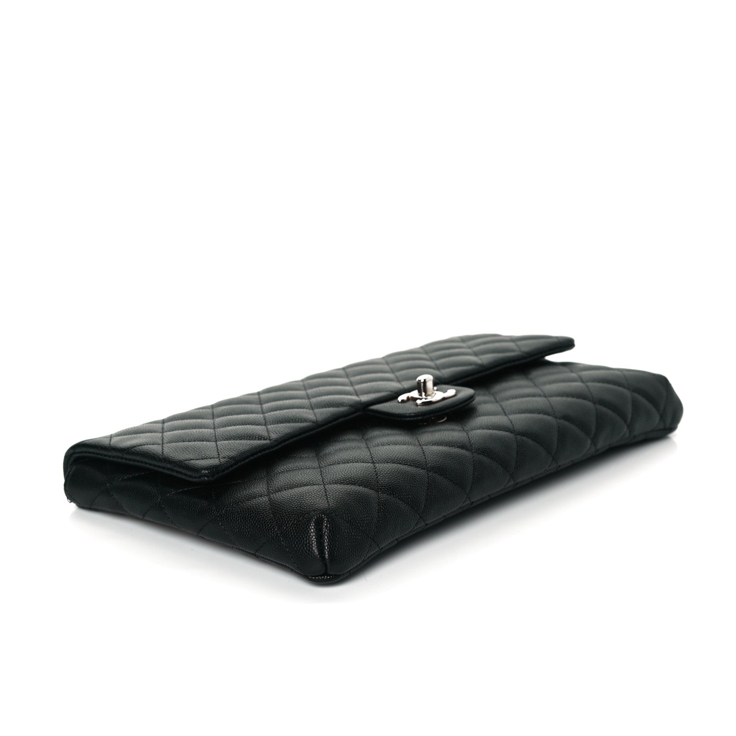 Chanel Caviar Quilted Flap Clutch Black 3 of 7