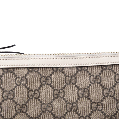 Gucci Soft GG Supreme Monogram Pouch White 9 of 9