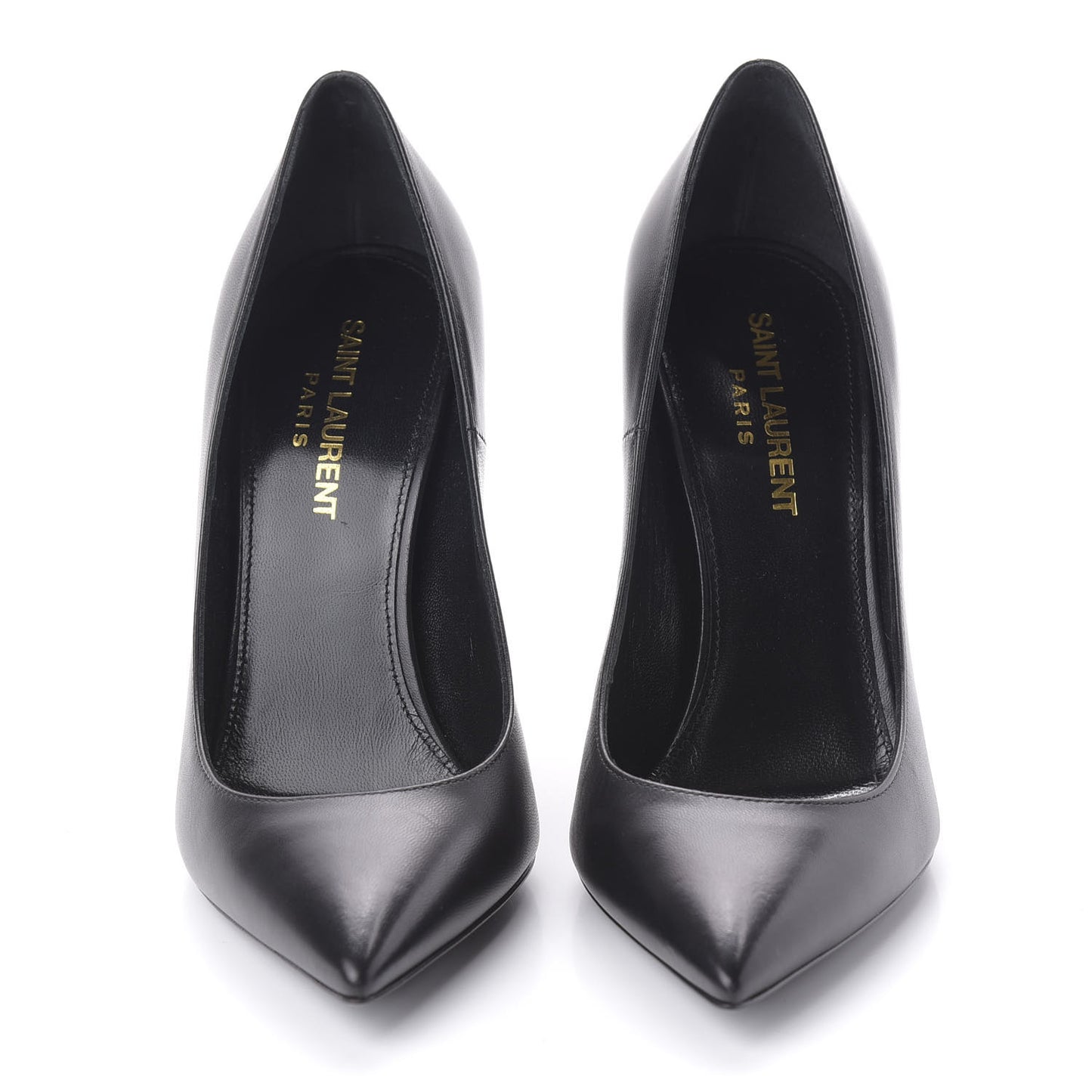 Calfskin Opyum 110 Pumps 36 Black Gold