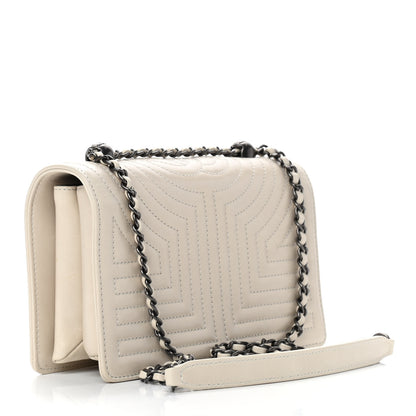 Chanel Calfskin Quilted Small Korean Garden Flap Off White 3 of 9