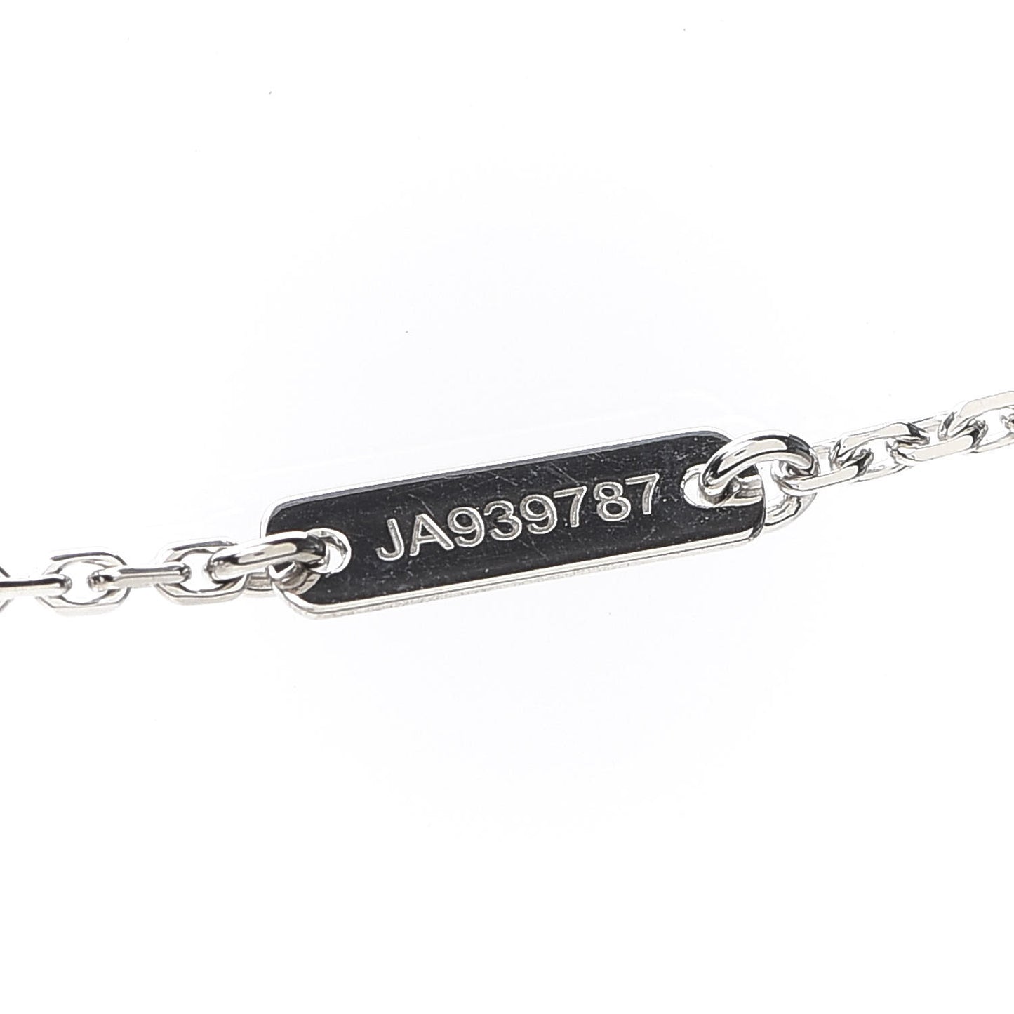 18K White Gold Diamond Mini Lotus Pendant Necklace