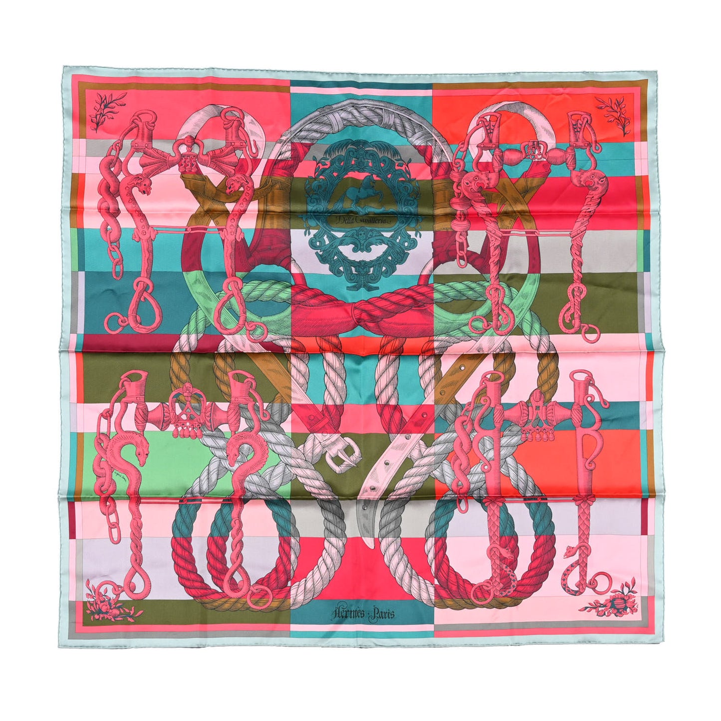 Silk Della Cavalleria Finesse Scarf 90