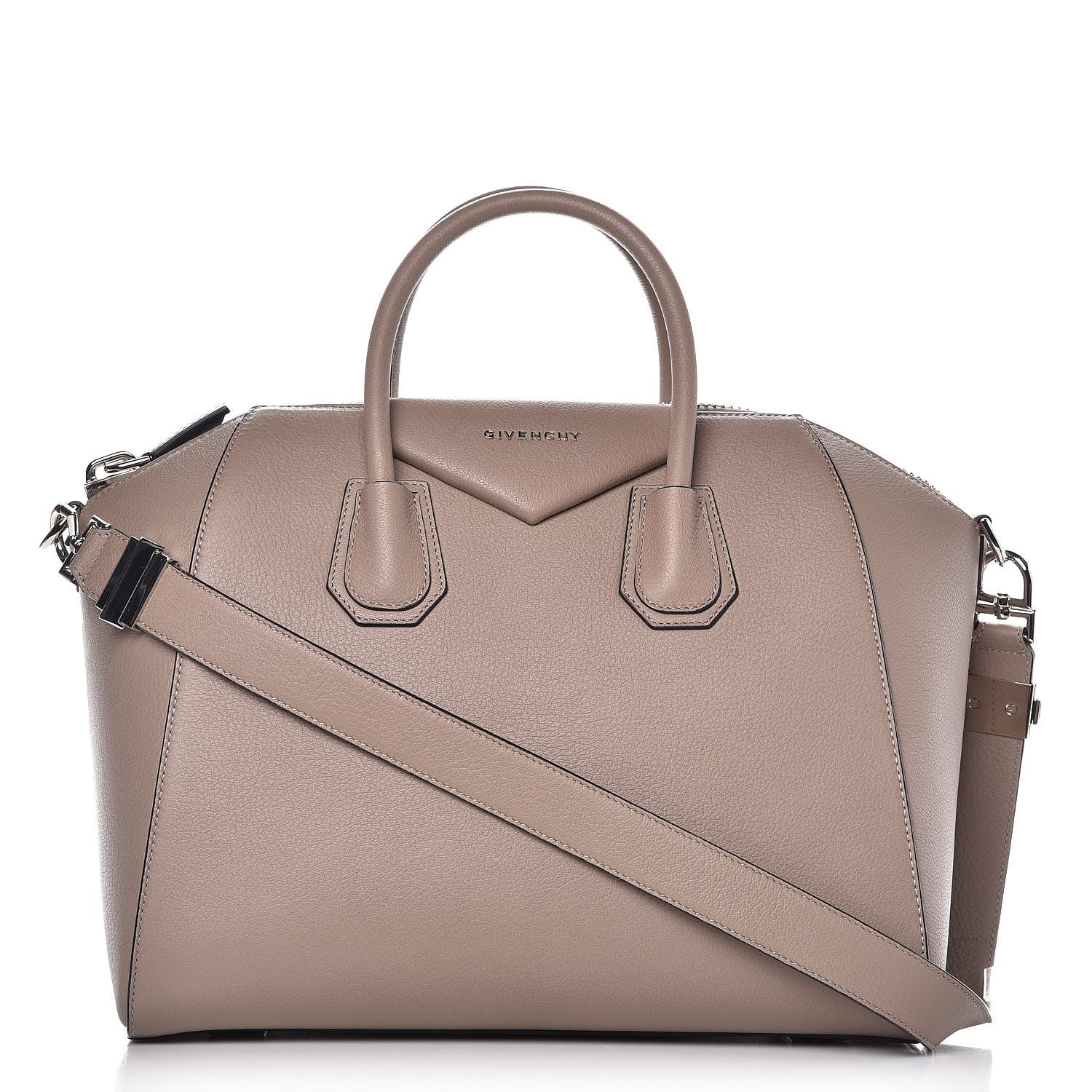 Givenchy Sugar Goatskin Medium Antigona Mastic 1 of 10