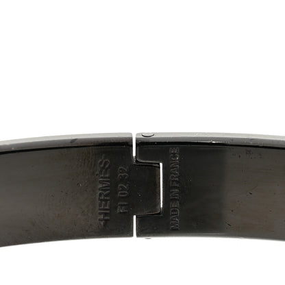 Hermes Matte Enamel Narrow Clic Clac HH Bracelet PM So Black 4 of 4