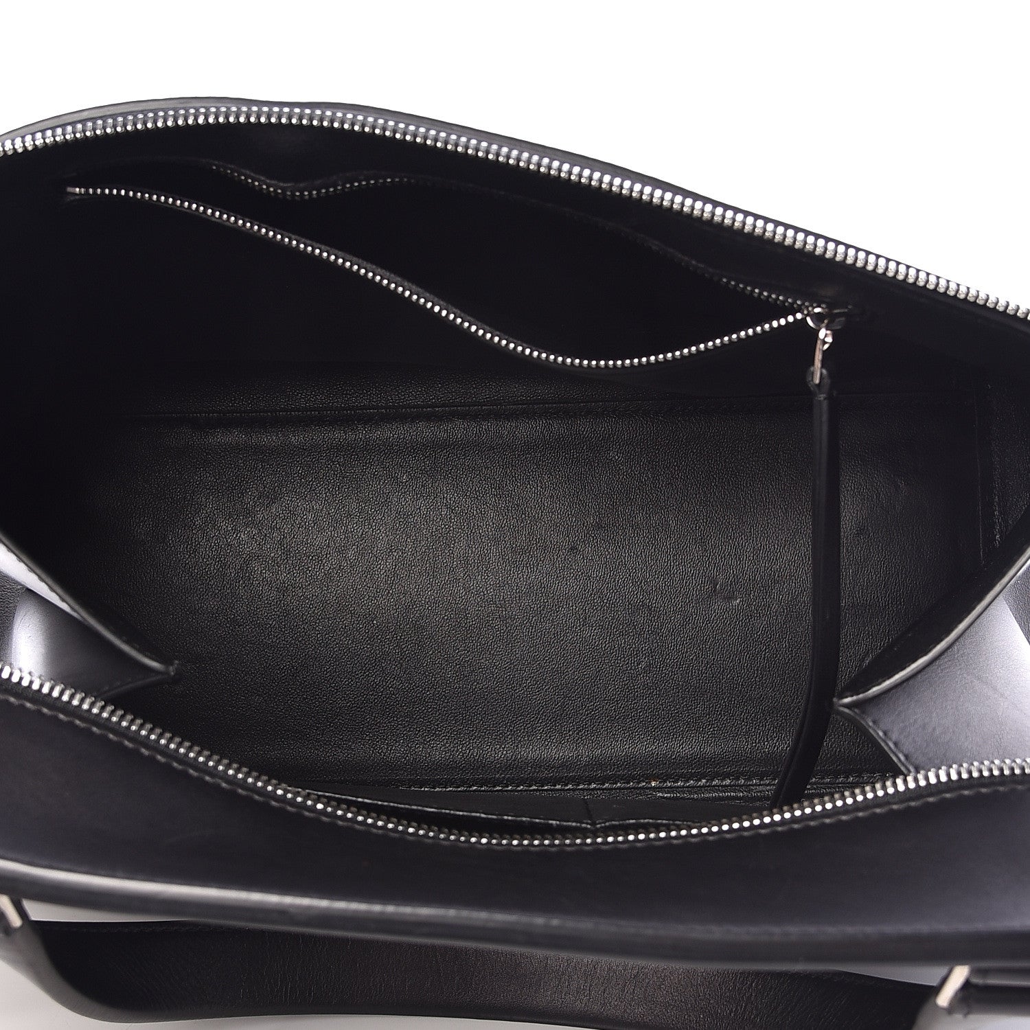 Celine Smooth Calfskin Large Bi-Color Edge Shoulder Bag Almond 5 of 17
