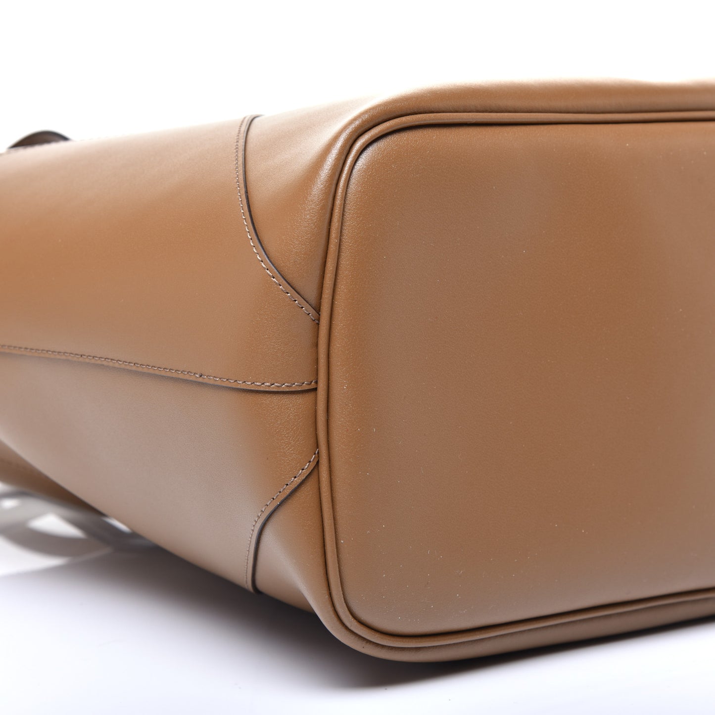 Smooth Calfskin Wing Shopper Tote Military Green