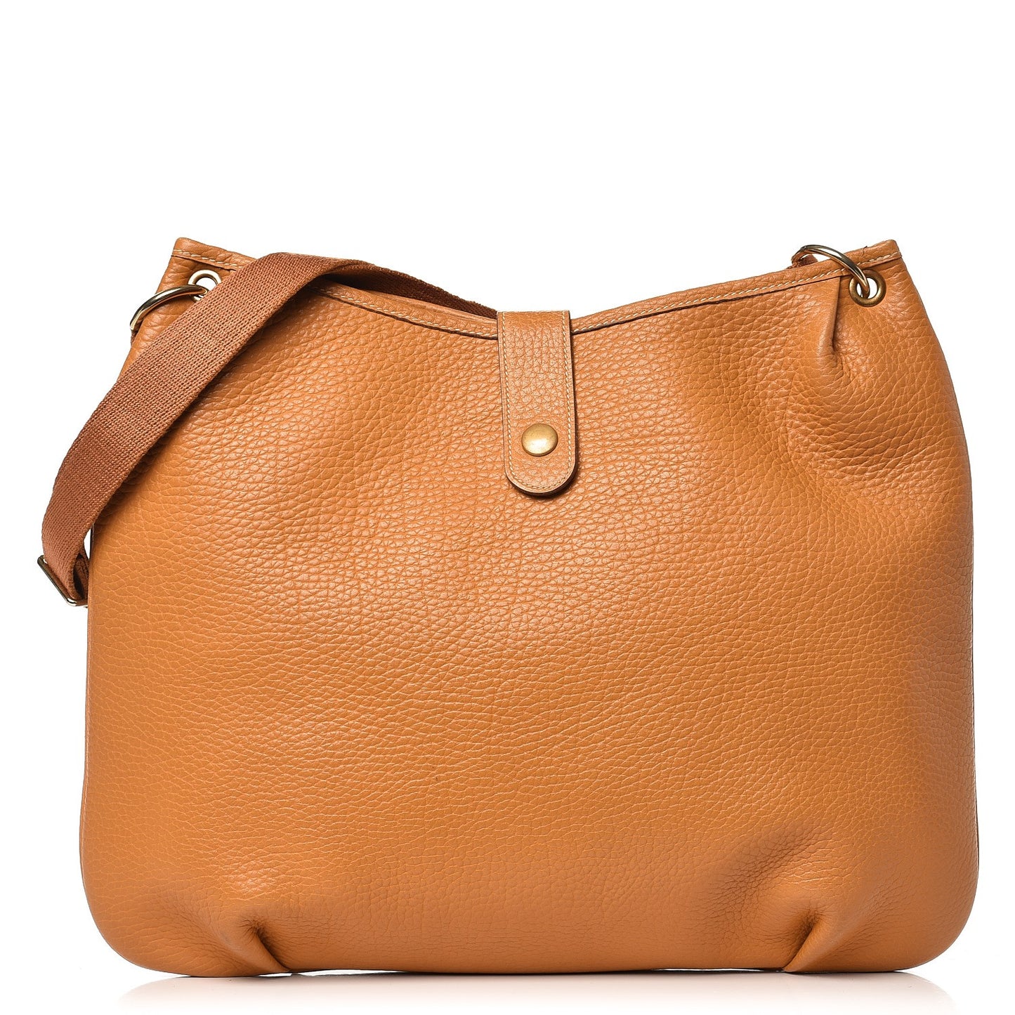 Taurillon Clemence Mini Rodeo Shoulder Bag Moutarde