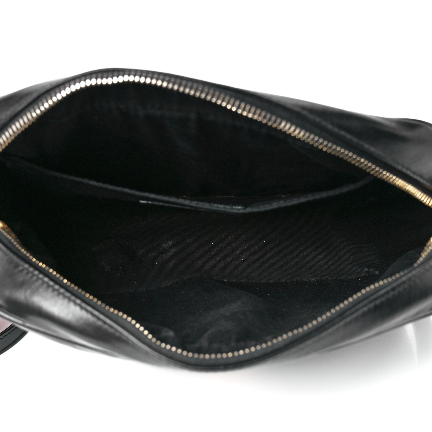 Saint Laurent Calfskin Matelasse Monogram Lou Camera Bag Black 4 of 11