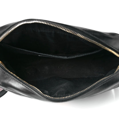 Saint Laurent Calfskin Matelasse Monogram Lou Camera Bag Black 4 of 11