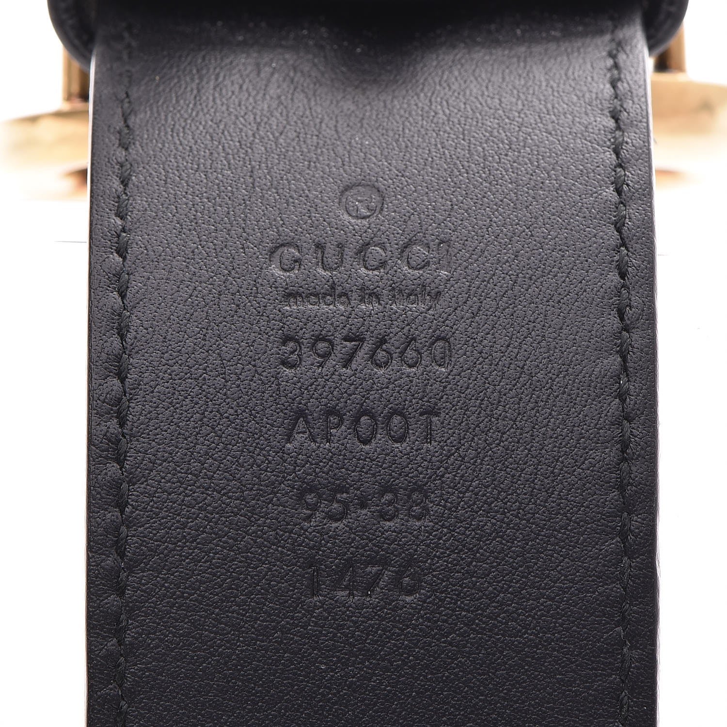 Gucci Calfskin Double G 40mm Belt 95 38 Black 12 of 14