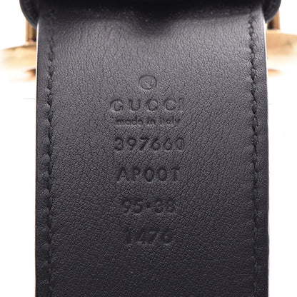 Gucci Calfskin Double G 40mm Belt 95 38 Black 12 of 14