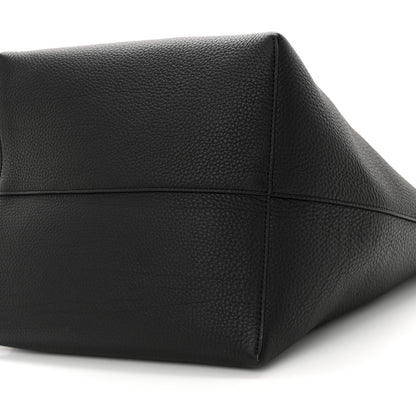 The Row Grained Calfskin Large N/S Park Tote Black 10 of 10