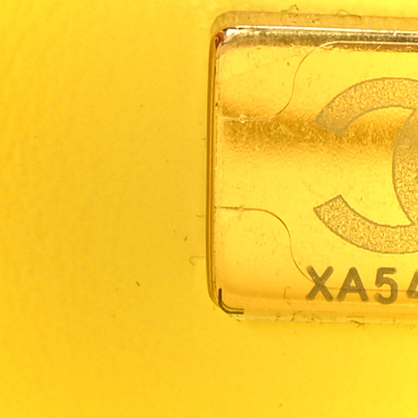 Chanel Lambskin Enamel Strass Quilted Mini Paris Monaco Flap Yellow 7 of 9
