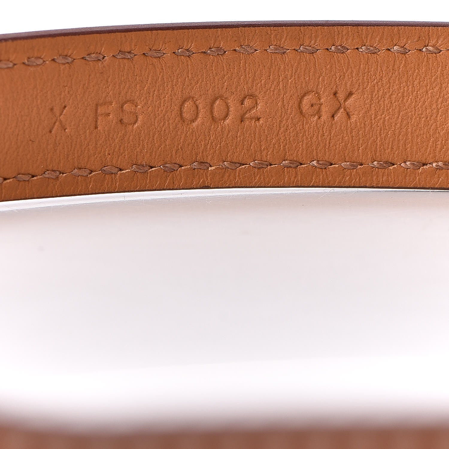 Hermes Barenia Kelly Double Tour Bracelet S Fauve 4 of 5