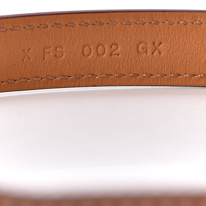 Hermes Barenia Kelly Double Tour Bracelet S Fauve 4 of 5