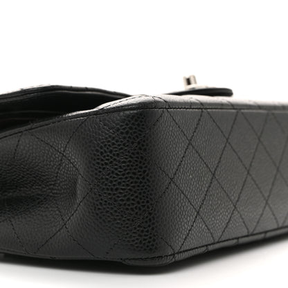 Chanel Caviar Quilted Medium Double Flap Black 9 of 10
